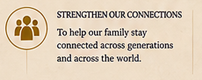 Strengthen our connections